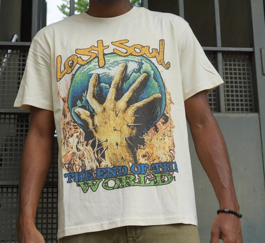 End of the world tee (cream)