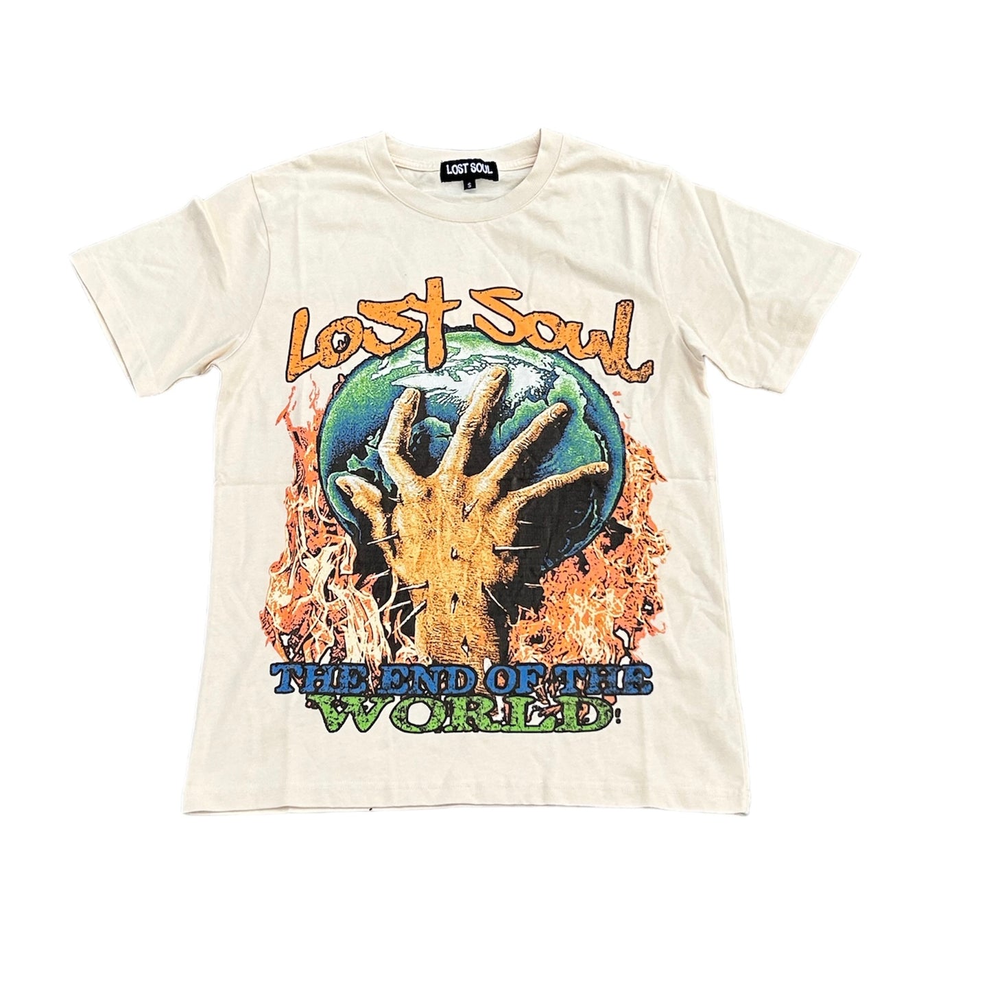 End of the world tee (cream)